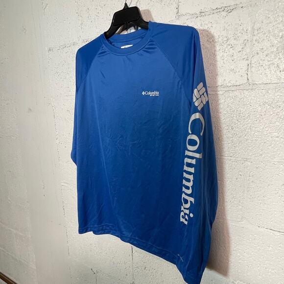 Columbia Sportswear Mens Terminal Tackle Shirt  Blue Large - Picture 7 of 7